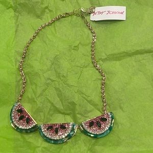 Betsy Johnson Jewelry Watermelon Necklace